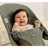 BabyBjorn Baby Bouncer Bliss, Woven, Petal Quilt, Dark Green - Bouncers - 4
