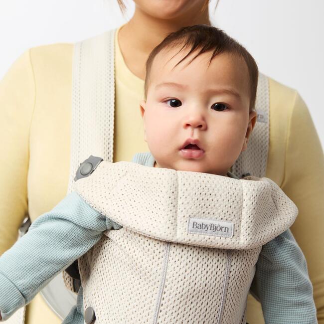 BabyBjorn Baby Carrier Mini, 3D Mesh, Cream - Carriers - 4