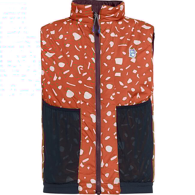Icon reversible PrimaLoft vest "Underground", Mulberry / Amber