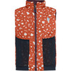 Icon reversible PrimaLoft vest "Underground", Mulberry / Amber - Vests - 1 - thumbnail