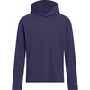 Lika tech hooded longsleeve, True navy - T-Shirts - 1 - thumbnail