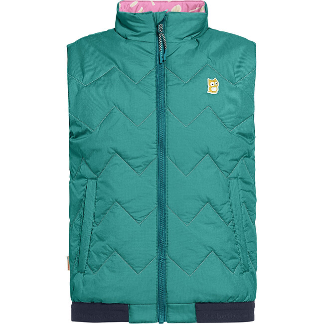 Icon reversible PrimaLoft vest "Underground", Jade green / Taffy