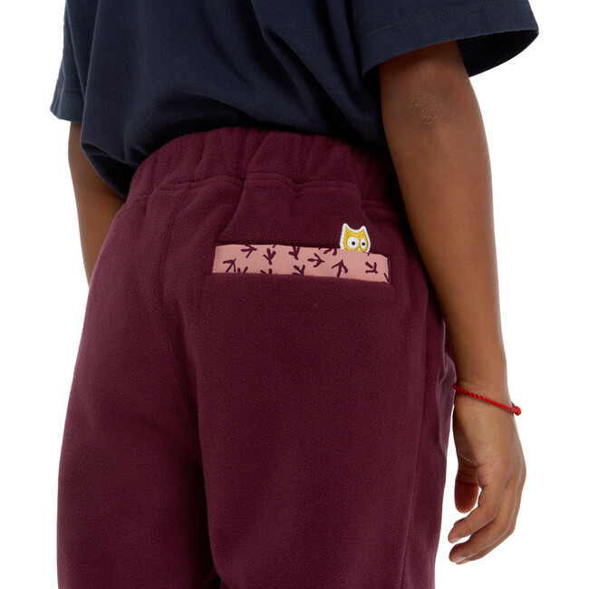 Step bio-fleece pants "Senso", Mulberry / Dark rose - Pants - 6