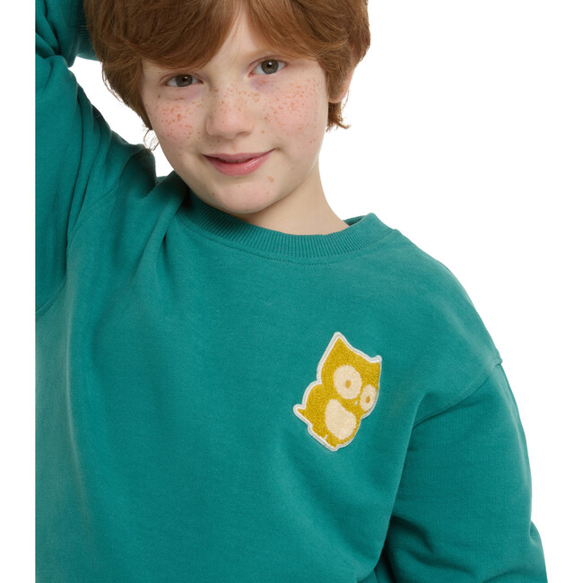 Macem sweatshirt, Jade green - Sweatshirts - 5