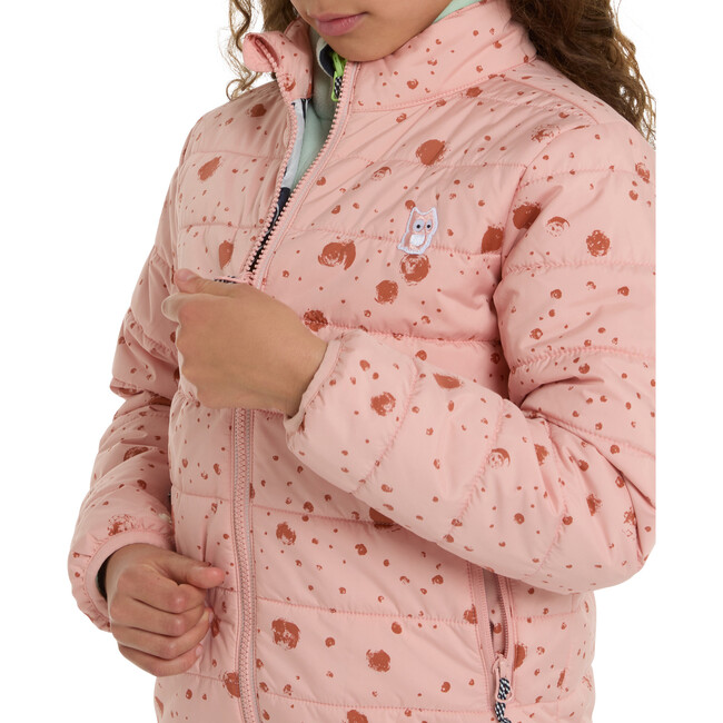 Glare PrimaLoft jacket "Galaxy", Sunset rose - Jackets - 5