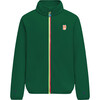 Ado bio-fleece jacket, Mountain green - Fleece & Sherpa Jackets - 1 - thumbnail