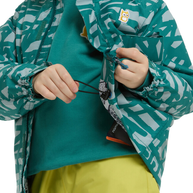 Chip rain jacket "Nest", Ice blue - Raincoats - 6