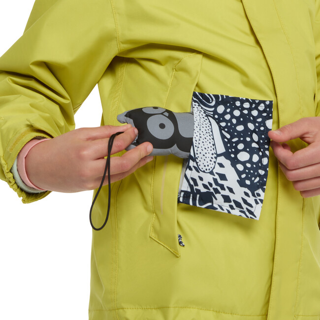 Chip rain jacket, Canary - Raincoats - 7