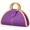 Lavender Plum Palm Purse, Purple - Bags - 1 - thumbnail