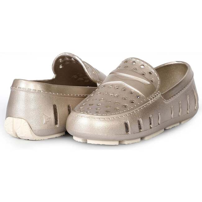 Prodigy Driver Metallic, White Gold/Cream - Water Shoes - 3