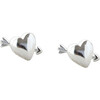 Heart with Arrow Stud Earrings, Silver - Earrings - 1 - thumbnail