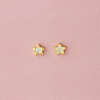 Smiley Daisy Enamel Stud Earrings - Earrings - 3