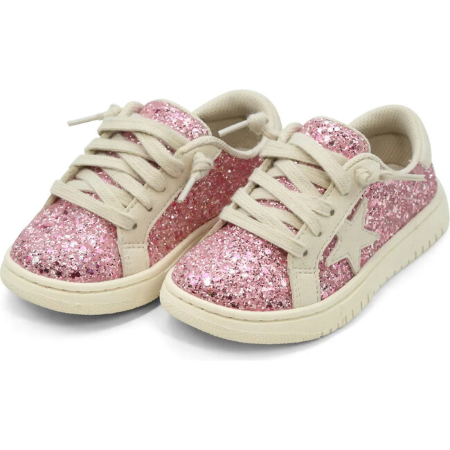 Kinley Star Glitter Sneaker, Pink
