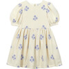 Mipounet SS26 Sandrine, Dress (Ecru/Blue) - Dresses - 1 - thumbnail