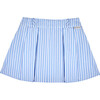 Mipounet SS26 Sia Popelin, Skirt (Ecru/Blue) - Skirts - 1 - thumbnail