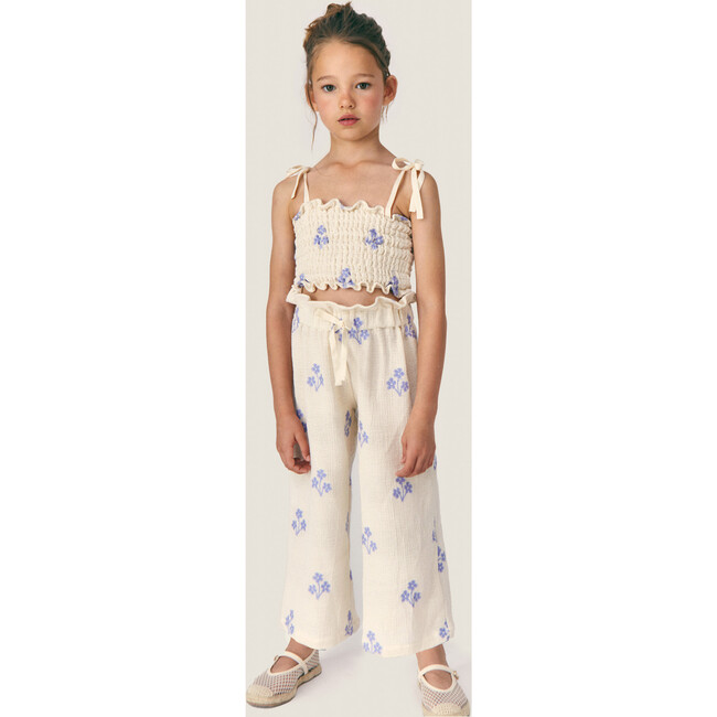 Mipounet SS26 Sandrine, Pant (Ecru/Blue)