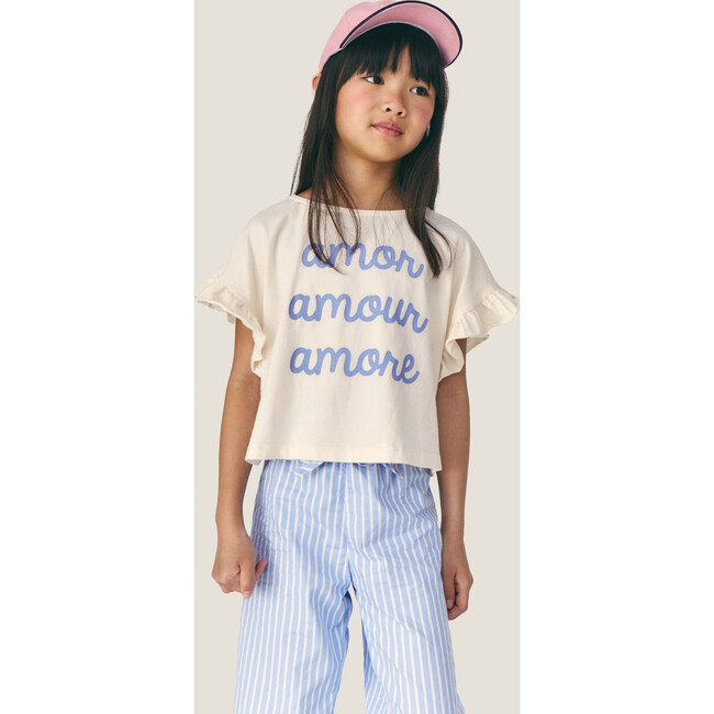 Mipounet SS26 Sia Popelin, Pant (Ecru/Blue) - Pants - 3