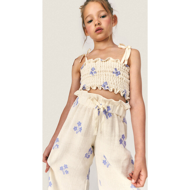 Mipounet SS26 Sandrine, Pant (Ecru/Blue) - Pants - 3