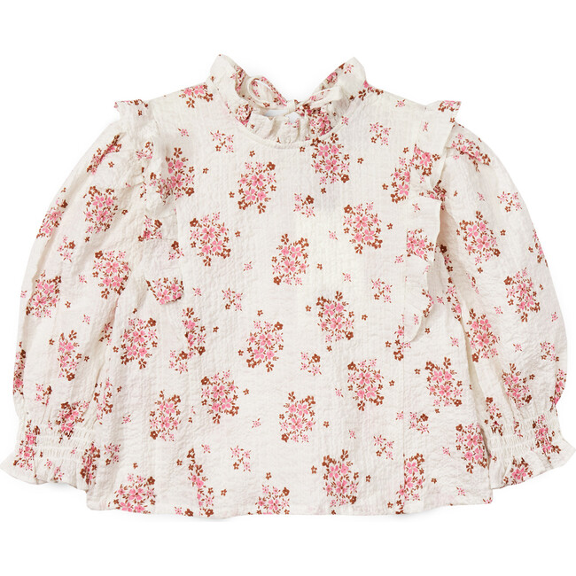Mipounet SS26 Paloma, Blouse (Ecru/Pink)