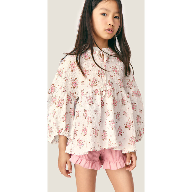 Mipounet SS26 Paloma, Blouse (Ecru/Pink) - Blouses - 3