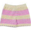 Mipounet SS26 Vita, Short (Ecru/Pink) - Shorts - 1 - thumbnail