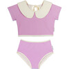 Mipounet SS26 Vera, Swimwear (Ecru/Pink Violet) - One Pieces - 1 - thumbnail