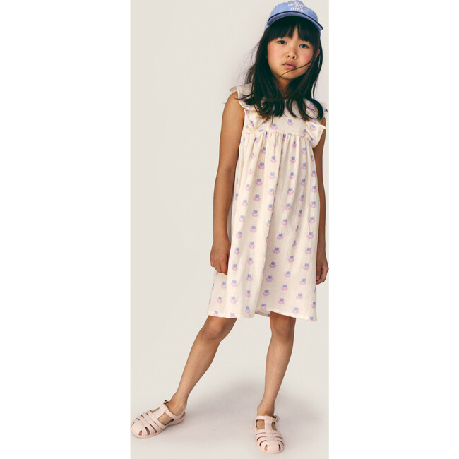 Mipounet SS26 Olivietta Muslin, Dress (Ecru/Pink) - Dresses - 3