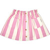Mipounet SS26 Claude Mini, Skirt (Ecru/Pink) - Skirts - 1 - thumbnail