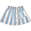 Mipounet SS26 Claude Mini, Skirt (Ecru/Blue) - Skirts - 1 - thumbnail