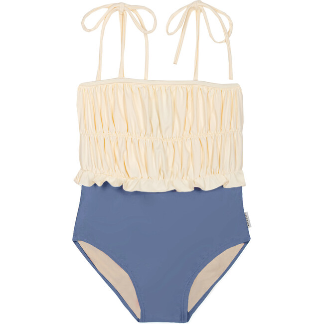 Mipounet SS26 Julieta, Swimwear (Ecru/Blue)