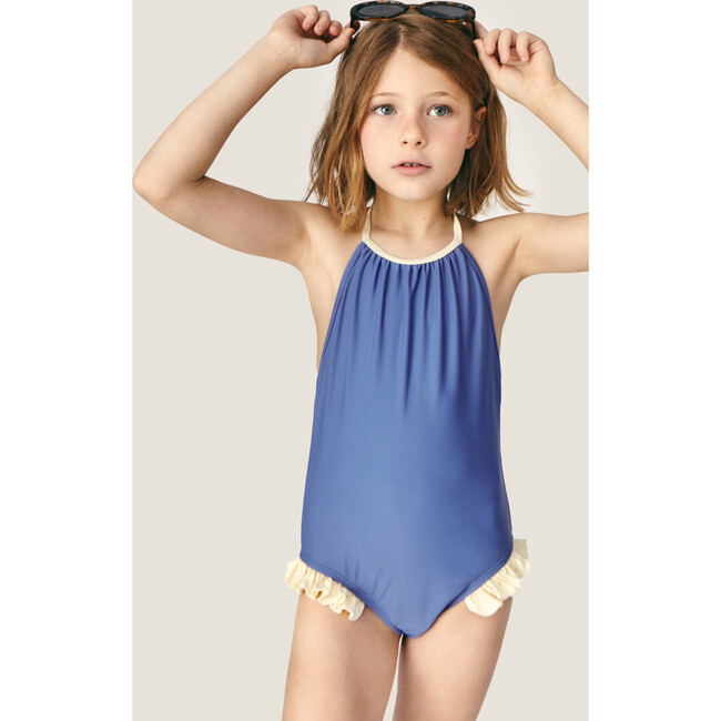 Mipounet SS26 Chiara, Swimwear (Ecru/Blue)