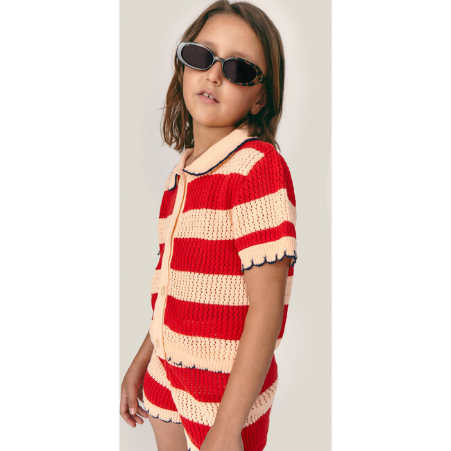 Mipounet SS26 Vita, Cardigan (Red/Coral) - Cardigans - 5