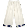 Mipounet SS26 Isaline Linen, Pant (Ecru/Blue) - Pants - 1 - thumbnail