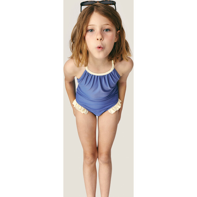 Mipounet SS26 Chiara, Swimwear (Ecru/Blue) - One Pieces - 3