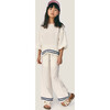 Mipounet SS26 Isaline Linen, Pant (Ecru/Blue) - Pants - 2