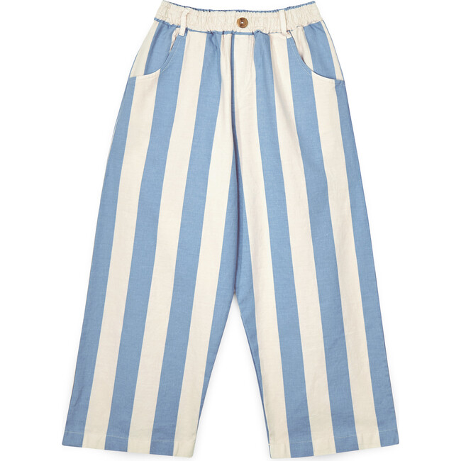 Mipounet SS26 Claude, Pant (Ecru/Blue)