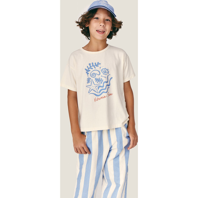 Mipounet SS26 Claude, Pant (Ecru/Blue) - Pants - 3