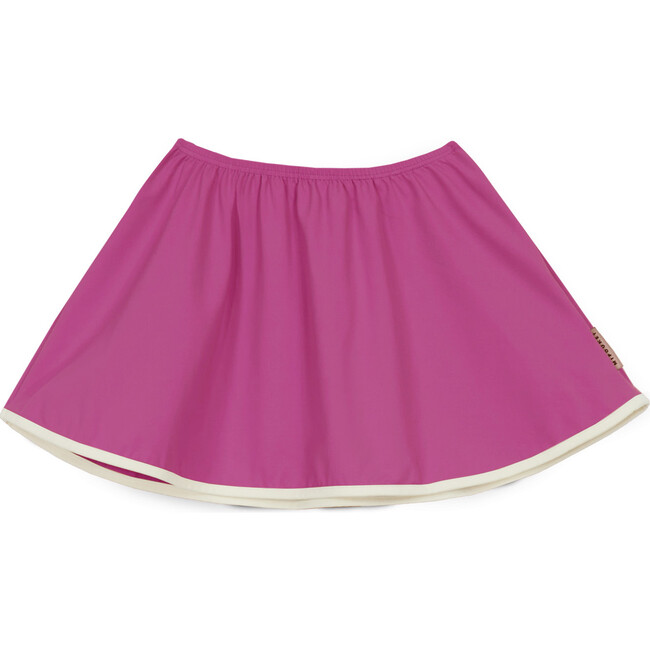 Mipounet SS26 Pauline, Swim Skirt (Ecru/Pink Posh)