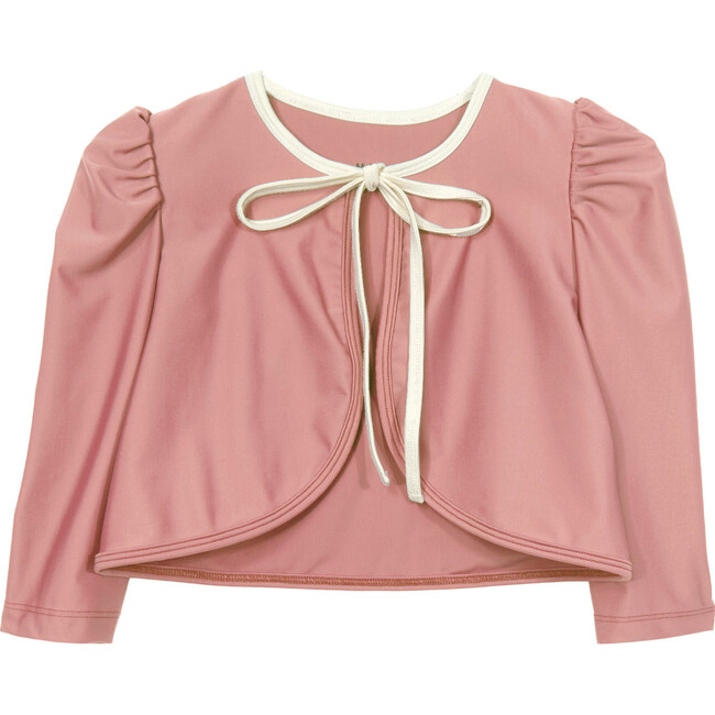 Mipounet SS26 Noélie, Swim Cardigan (Ecru/Terracota)