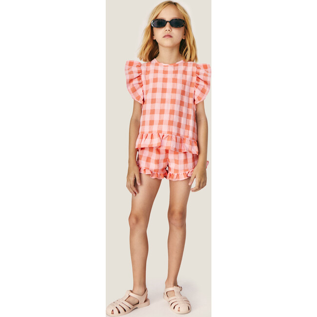 Mipounet SS26 Mirelle Sleeveless, Blouse (Coral/Pink) - Blouses - 3