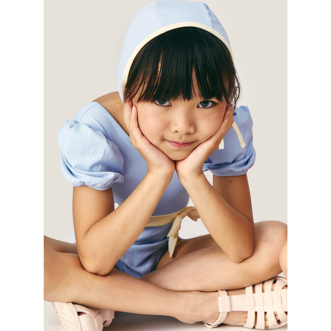 Mipounet SS26 Alba, Swimwear (Ecru/Blue Sky) - One Pieces - 3