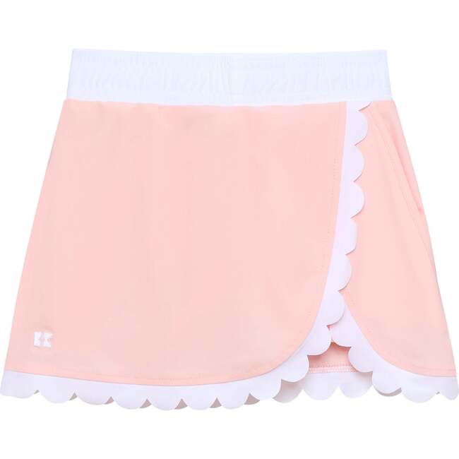 Girls Scalloped Skirt, Pink