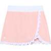 Girls Scalloped Skirt, Pink - Skirts - 1 - thumbnail