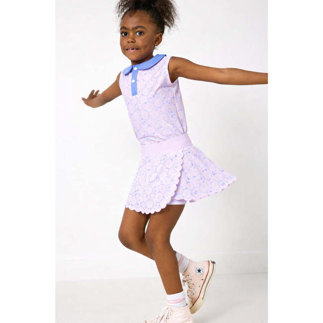 Girly Girl Printed Tank, Lavender - Tank Tops - 4