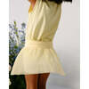 Girls Pleated Skirt, Lemon - Skirts - 2