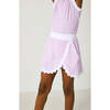 Girls Scalloped Skirt, Lavender - Skirts - 3
