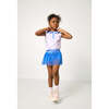 Girls Pleated Skirt, Sky Blue - Skirts - 2