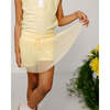 Girls Pleated Skirt, Lemon - Skirts - 3