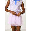 Girls Pleated Skirt, Lavender - Skirts - 2