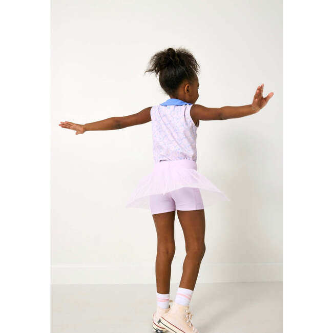 Girls Pleated Skirt, Lavender - Skirts - 3